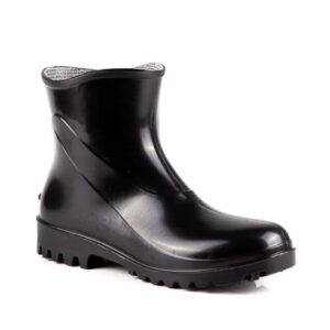 BOTA EM PVC CANO CURTO PRETO