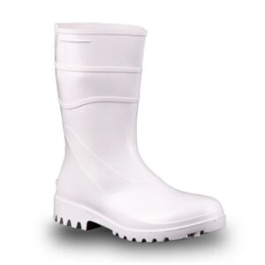 BOTA EM PVC CANO LONGO  BRANCO