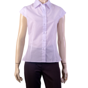 BLUSA SOCIAL FEMININA MANGA CURTINHA EM CEDROFIL
