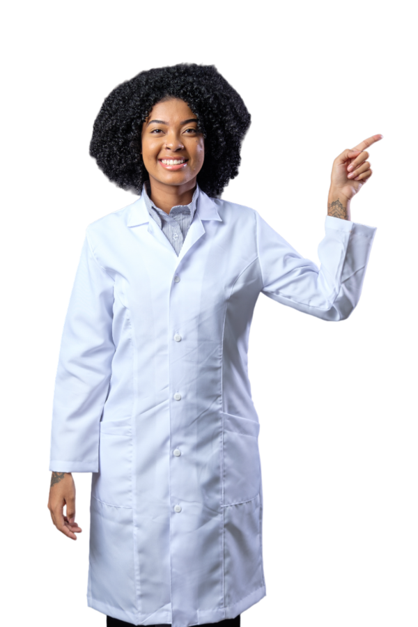 JALECO EM GABARDINE FEMININO