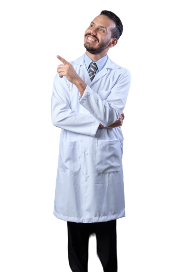 JALECO EM GABARDINE MASCULINO