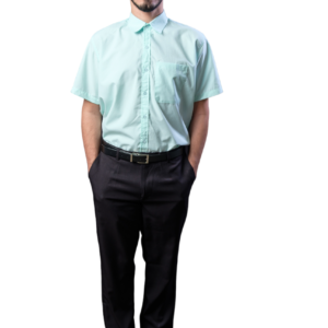 CAMISA SOCIAL EM CEDROFIL MANGA CURTA