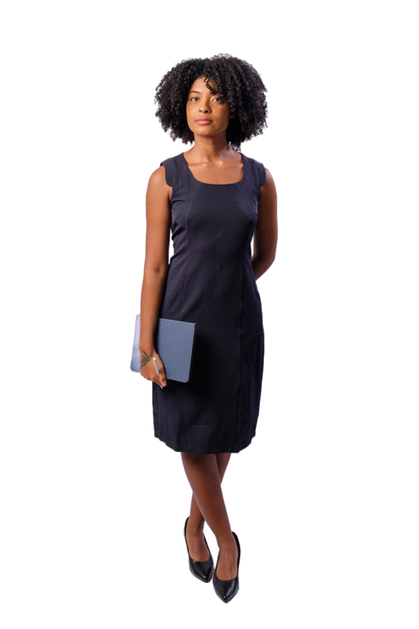 VESTIDO SOCIAL EM TWO WAY  COM MANGA JAPONESA