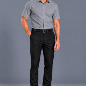 CAMISA SOCIAL EM MICROFIBRA MANGA CURTA
