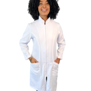 JALECO EM GABARDINE FEMININO COM ZIPER