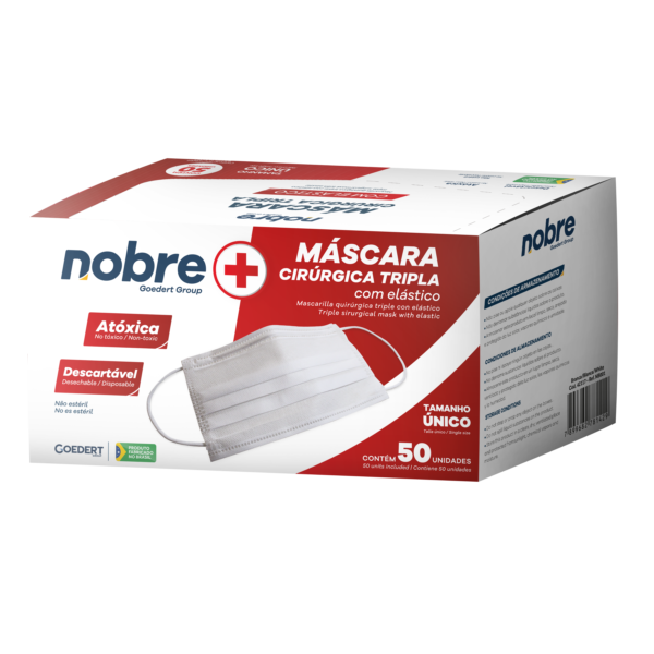 MASCARA DESCARTAVEL NOBRE  50 UNIDADES
