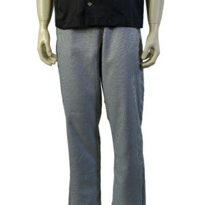 CALÇA EM OXFORD COM CORDÃO E ELASTICO XADREZ