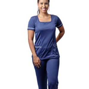 CONJUNTO EM HELANCA CALÇA E CAMISA COM MANGA CURTA