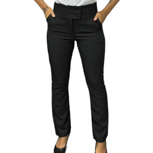 CALÇA SOCIAL FEMININA EM TWO WAY COM BOLSO