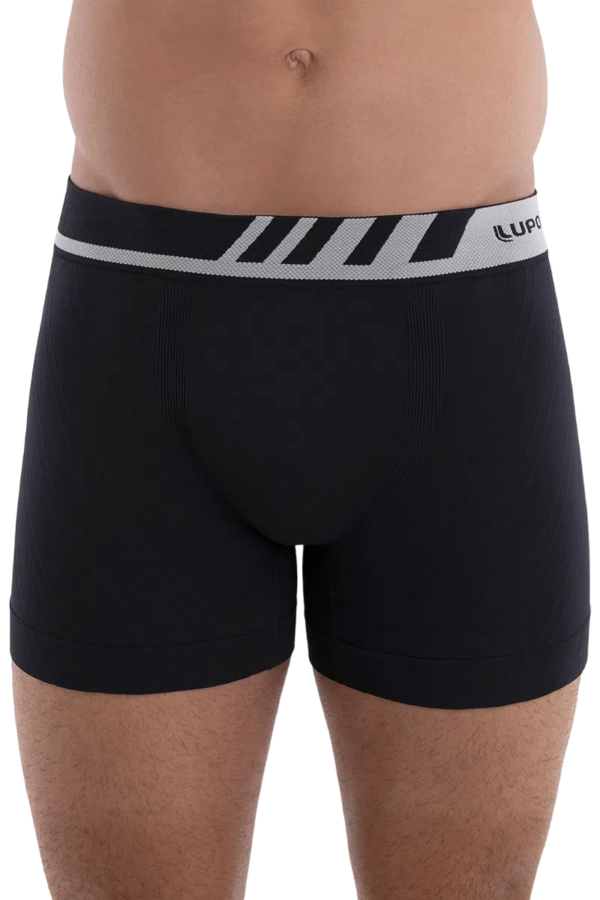 CUECA BOXER EM MICROFIBRA LUPO COM CÓS CHANFRO