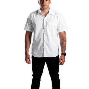 CAMISA SOCIAL EM CEDROFIL MANGA CURTA